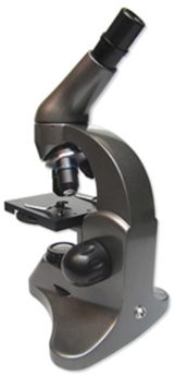 Carson 40x-400x Table Top Microscope Gray