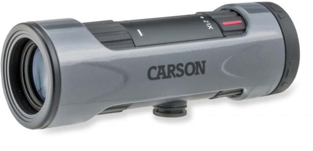 Carson 7-21x21mm MonoZoom Monocular 120-152 degrees Gray