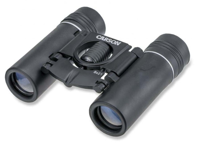 Carson Kinglet 8x21mm Binoculars 9mm Multicoated Matte Black