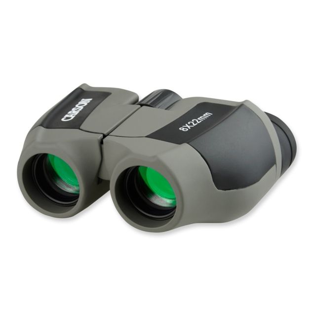 Carson Scout 8x22mm Porro Prism Binoculars Matte Gray/Black
