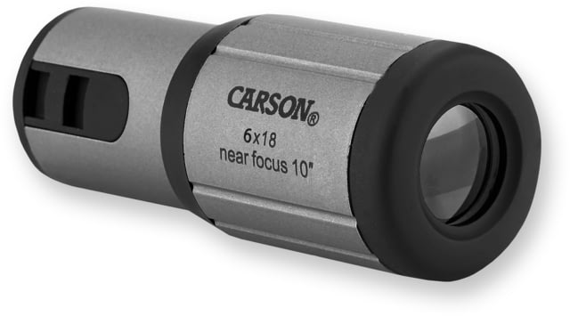 Carson CloseUp 6x18 Close-Focus Portable Monocular Gray/Black