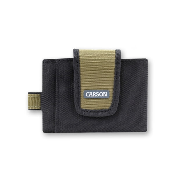 Carson Compact Travel Wallet Black/Olive