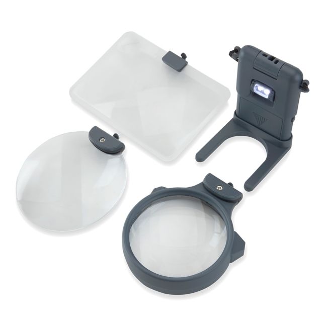 Carson Hobby Magnifier 3-in-1 LED Lighted Magnifier Set