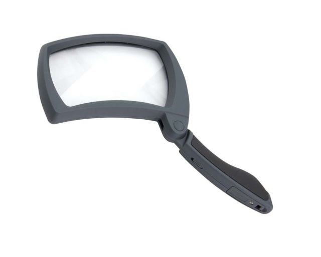 Carson 2x Lighted Magnifold Rectangular Magnifier Black/Grey