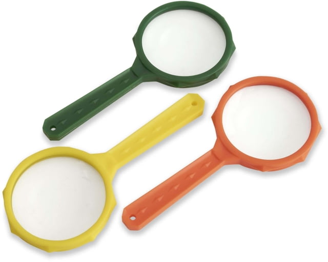 Carson MagniRama Assorted 3x Mini-Magnifiers Pack of 50 Black/Grey