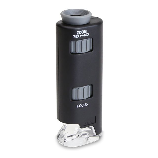 Carson MicroMax LED 60-75x Lighted Pocket Microscope