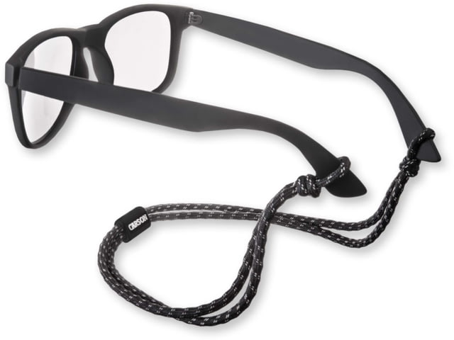 Carson Optical Paracord Eyewear Retainers Black/Reflective Grey
