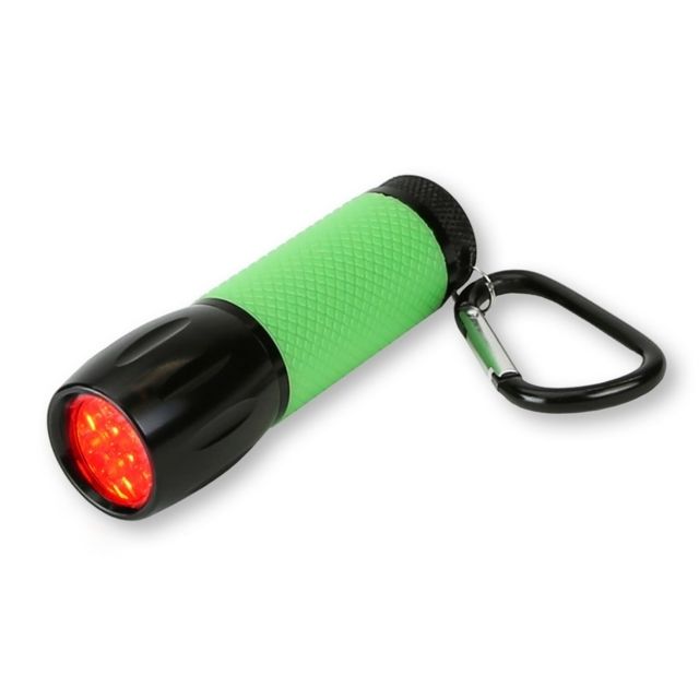 Carson Optical RedSite Light 3 AAA Red LED FlashlightNeon Green