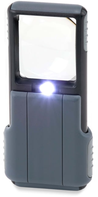 Carson  MiniBrite 5x Power Slide-Out Pocket Magnifier LoupeGrey
