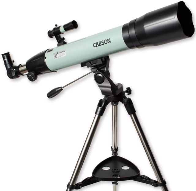 Carson Stara 35-70x 80mm Refractor Telescope with Smartphone Adaptor Gray