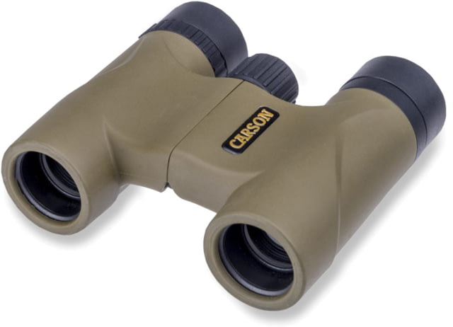 Carson Stinger 8x22mm Compact Binoculars Matte Brass