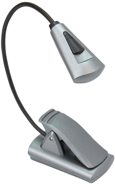 Carson Ultra-Bright Fully Adjustable 6 LED Book Light Grey