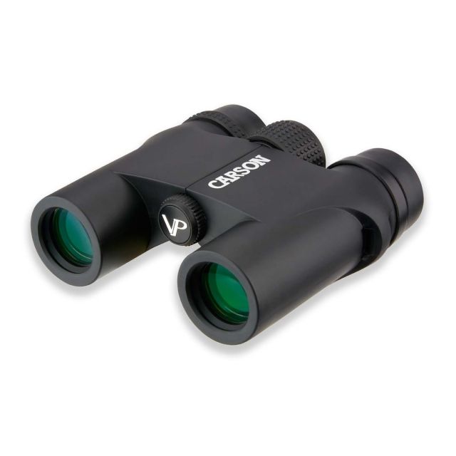 Carson VP Series 10x25mm Roof Prism Binoculars Matte Black