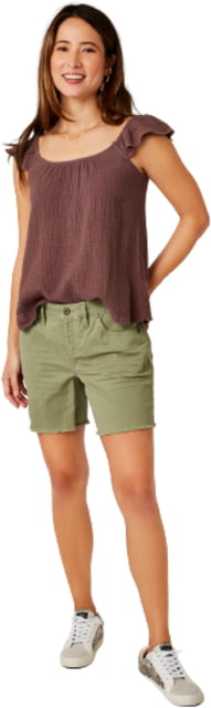 Carve Designs Carve Designs Oahu 6in Twill Short - Women's Olive 4