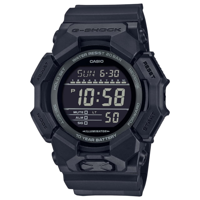 Casio Casio G-Shock Men's Digital Movement Watch 52 mm Case Diameter Resin Black Bio-based Resin