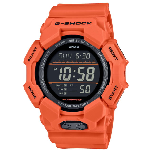 Casio Casio G-Shock Men's Digital Movement Watch 52 mm Case Diameter Resin Red Bio-based Resin