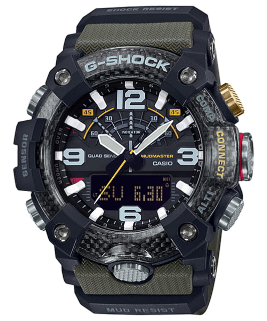 Casio G-Shock  Mudmaster Triple-Sensor Watch - Men's Black