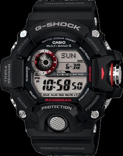 Casio Tactical G Shock Rangeman Triple Sensor Watch BLK/RED small