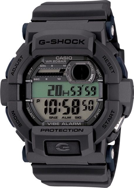 Casio G Shock Vibration Alarm Watch Gray small