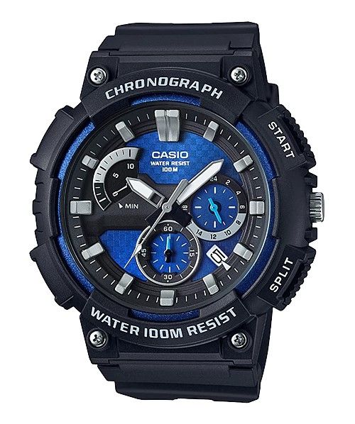 Casio Outdoor Chrono Watch w/100M Water Resistant Blue/Black