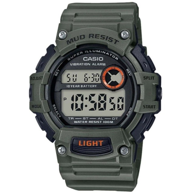 Casio Outdoor Casio Outdoor Digital MUD Resistant Resin Watch - Mens Green One Size