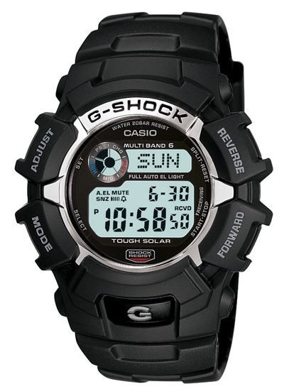 Casio Outdoor G Shock -Solar Atomic Watch Black