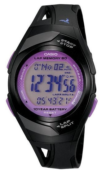 Casio Outdoor Ladies/Youth Runner-Black-10 Yr Batt Black