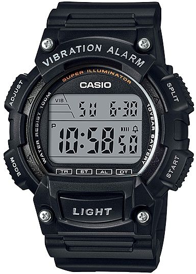 Casio Outdoor Mens Digital LED Watch Black 10yr Battery