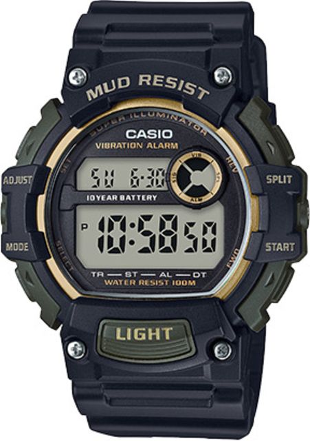 Casio Outdoor Men's Digital MUD Resistant Resin Watch Black/Gold on sale now for $45.99  Casio Outdoor Men's Digital MUD Resistant Resin Watch Black/Gold