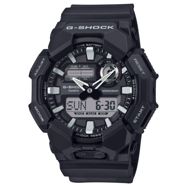 Casio Tactical G-Shock Analog-Digital 10-Year Battery Watch - Men's Black One Size