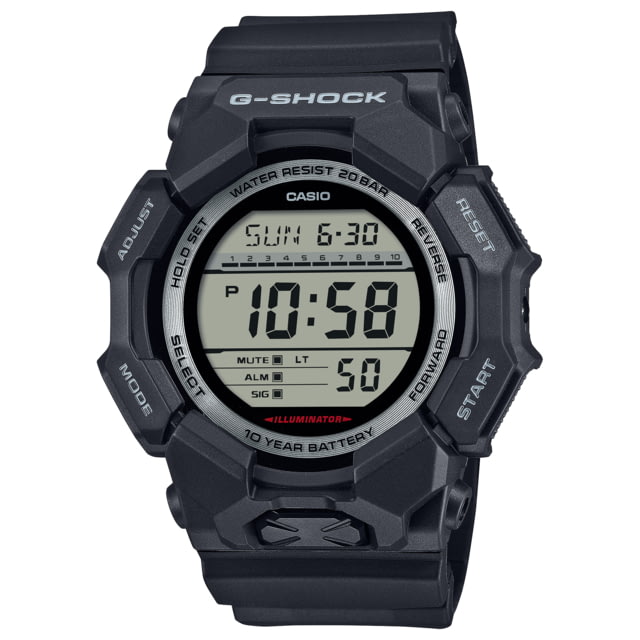 Casio Tactical G-Shock Classic 10-Year Battery Digital Watch - Men's Black One Size