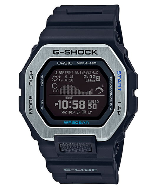 Casio Tactical G-Shock G-Glide Step Tracker Tide Watch Black One Size