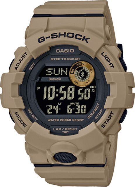 Casio Tactical G-Shock Power Trainer Watch Tan