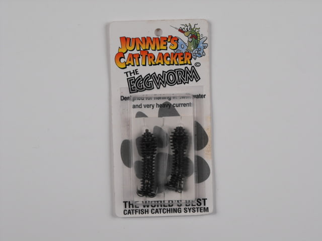 Cat Tracker Eggworm Rigged Black 2 Pack