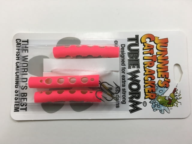 Cat Tracker Tubie Worm Hot Pink 3 Pack