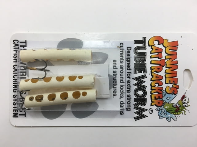 Cat Tracker Tubie Worm White 3 Pack