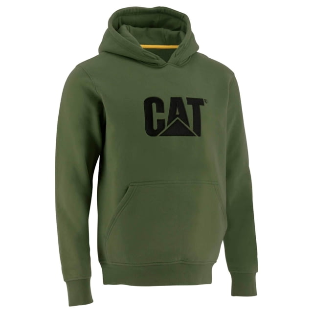 Caterpillar Trademark Hooded Sweatshirt - Mens Chive Large