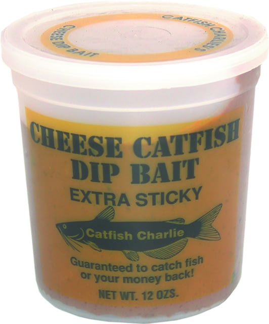 Catfish Charlie Bait Dip Prepared Baits Cheese 12 oz