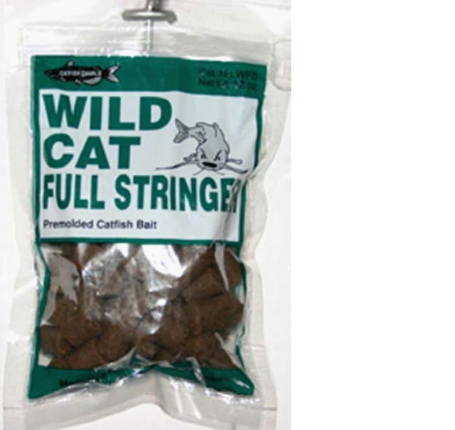 Catfish Charlie Bait Wildcat Dough Balls Full Stringer Prepared Baits 12 oz