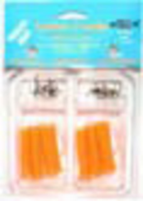 Catfish Charlie Dip Bait Worms Orange 12 Pack