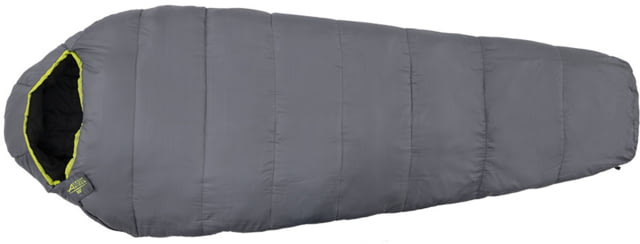 Cedar Ridge Alloy +20 Degrees Sleeping Bag Gray/Citrus