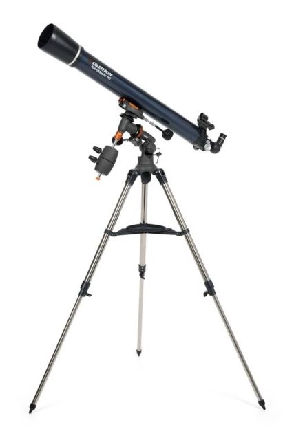 DEMO Celestron AstroMaster 90 EQ Equatorial Refractor Telescope