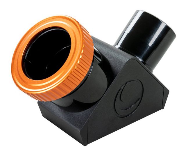 Celestron Celestron Dielectric Star Diagonal 1.25in w/ Twist-Lock Black/Orange