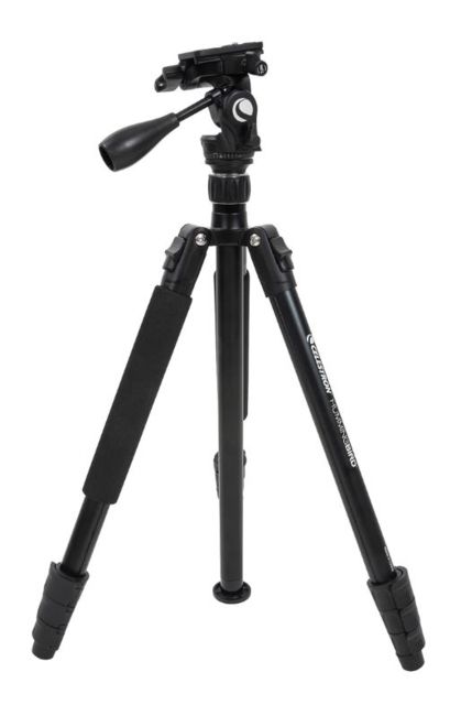 Celestron Hummingbird Fast Action Pan Tilt Head Tripod Black