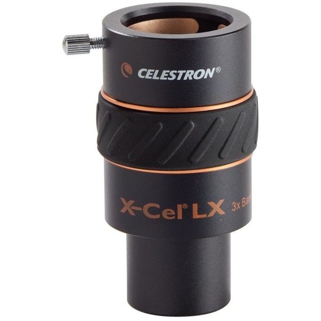 Celestron X-Cel LX 3x Barlow Telescope Lens