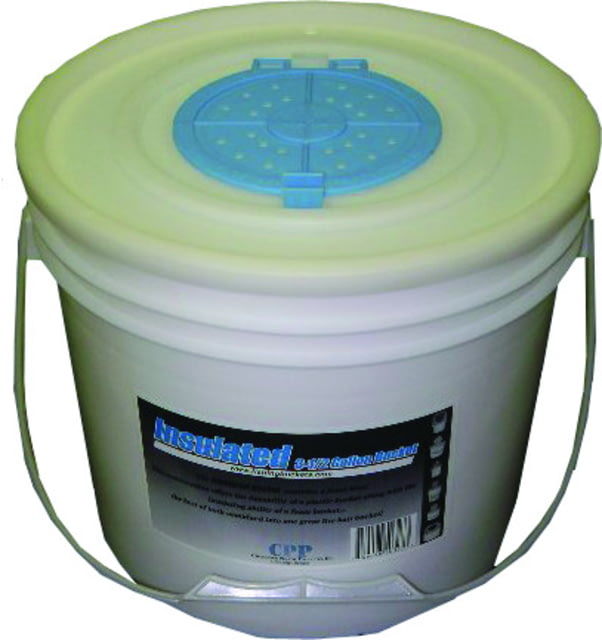 Challenge Plastics Insulated Bait Bucket with Lid 3.5 Gal
