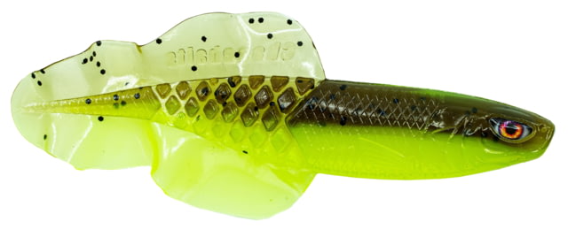 Chasebaits Flacid Shad Shad 8 5in Lime Tiger