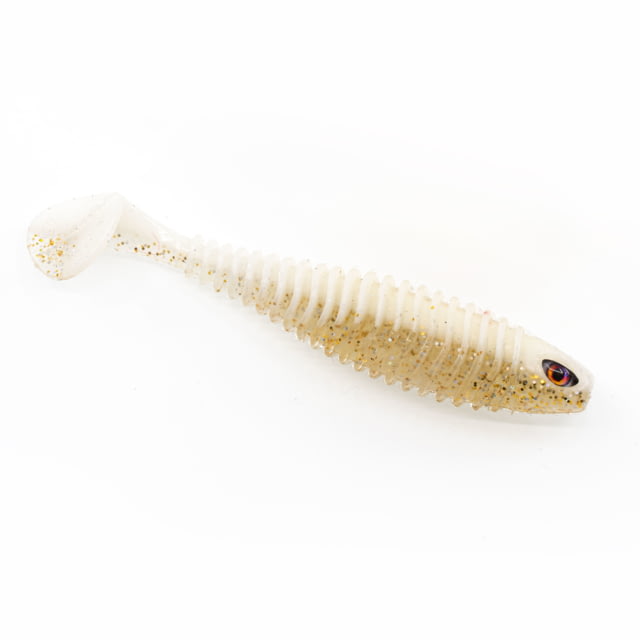 Chasebaits Paddle Bait Soft Bait 10 3in Milk Flash