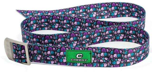 Cheeky Fishing Everyday Printed Belt Purple Serpent One Size