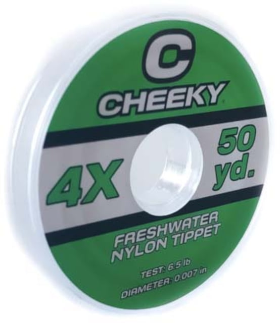 Cheeky Fishing Freshwater Tippet 4X Clear